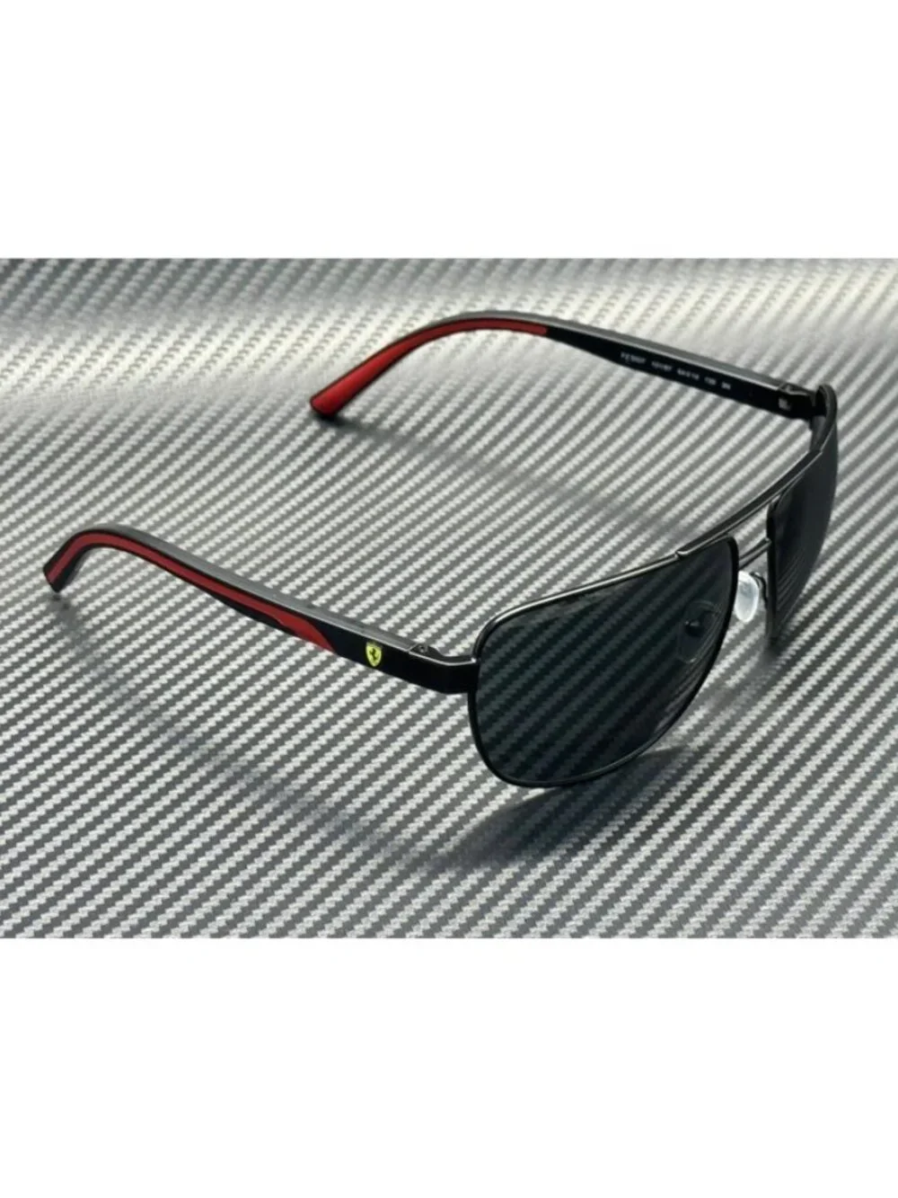 New Ferrari Men Matte Black Sunglasses 64-14-135